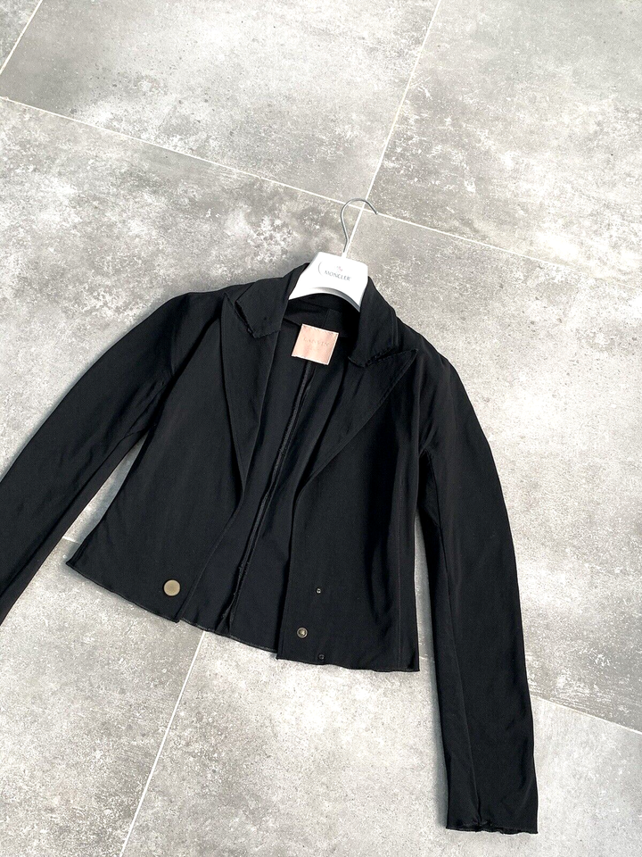 Women's LANVIN Designer Stretch Slim Short Blazer SZ EU 36 XS UK 8 US 4