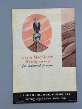 1947 JI CASE Advances FARM Practices Advertising Vintage Illustrated Brochure