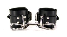 Unlined Leather Ankle Bondage Cuffs Cuffs by Axovus