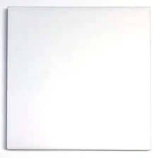 8 x 8 Café De Paris Matte White Porcelain Tile Floor Wall (Sold per piece)