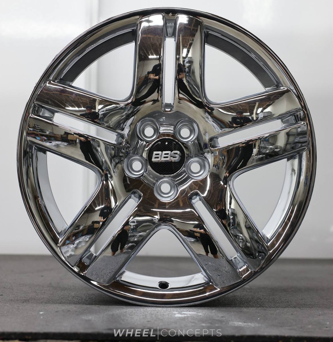 VW BEETLE GOLF GTI JETTA 17 INCH CHROME WHEELS 17