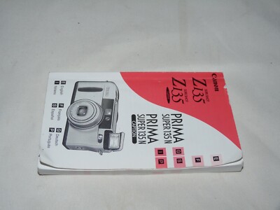 Canon Prima Super 135 N Operating instruction Guide Manual