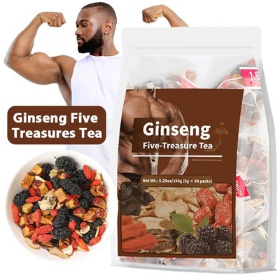 Ginseng Five Treasure Tea Kidney Tea Liver Tea Red Date Kidney Health 150g