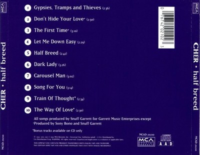 CHER - HALF BREED NEW CD
