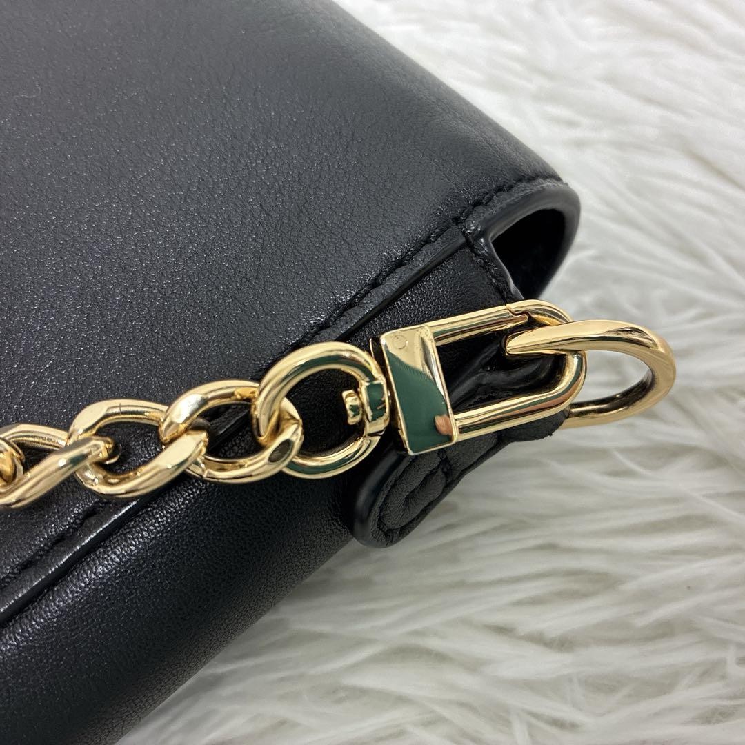 Tory Burch 2-way Chain Shoulder Bag Leather Black Women's From Japan thumbnail 19