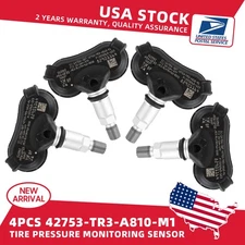 4 PCS Tire Pressure Sensor TPMS 42753-TR3-A810 For Honda Civic Odyssey TPM106