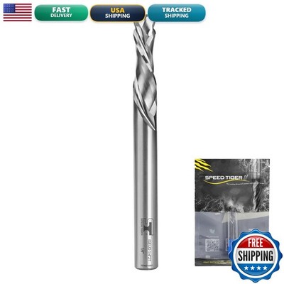SPEED TIGER Carbide Spiral Router Bits - Up Down Compression Bit, ISEUD1/4