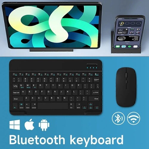 Bluetooth Keyboard Mouse For Samsung Galaxy Tab A8 A9+ S9 S8 S7 S6 Lite Tablet - Picture 41 of 138