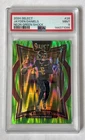 PSA 9 Panini 2024 Select Jayden Daniels #26 Neon Green Shock Prizm /599 RC