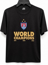 USA Soccer World Champions 1991 1999 2015 A4 Performance T-Shirt Size S Small