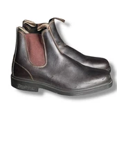 Mens Blundstone Original 500 Chisel Toe Chelsea boots stout brown Sz 11.5 US