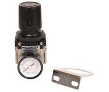 Druckluftregler 3/8" 0-10 bar 650 l/min. - WELDINGER Druckminderer mit Manometer