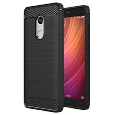 For Xiaomi Redmi Note 4X Brushed Carbon Fiber Texture Shockproof TPU Protective