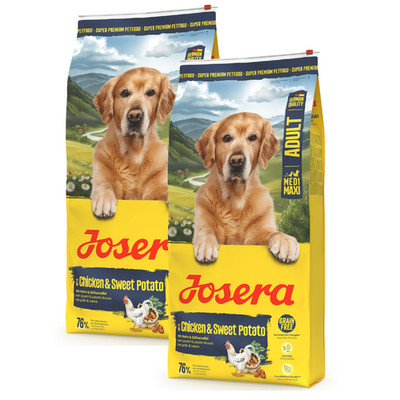JOSERA Chicken & SweetPotato (2x 12,5kg) | ohne Getreide und Kartoffel