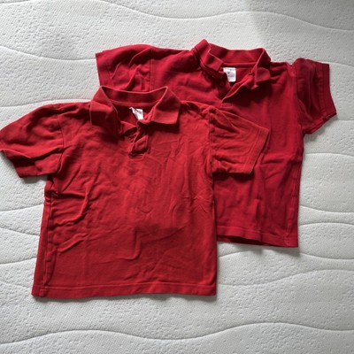 Polo-Shirt Rot 122/128 Stedman Und Palomino 7-8 Jahre 2 Stück