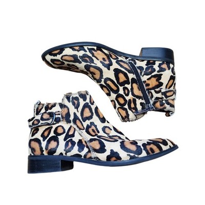 Blondo waterproof Tami  ankle boots 7.5 leopard print ankle booties