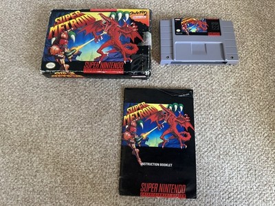 Nintendo SNES Super Metroid Authentic CIB NTSC