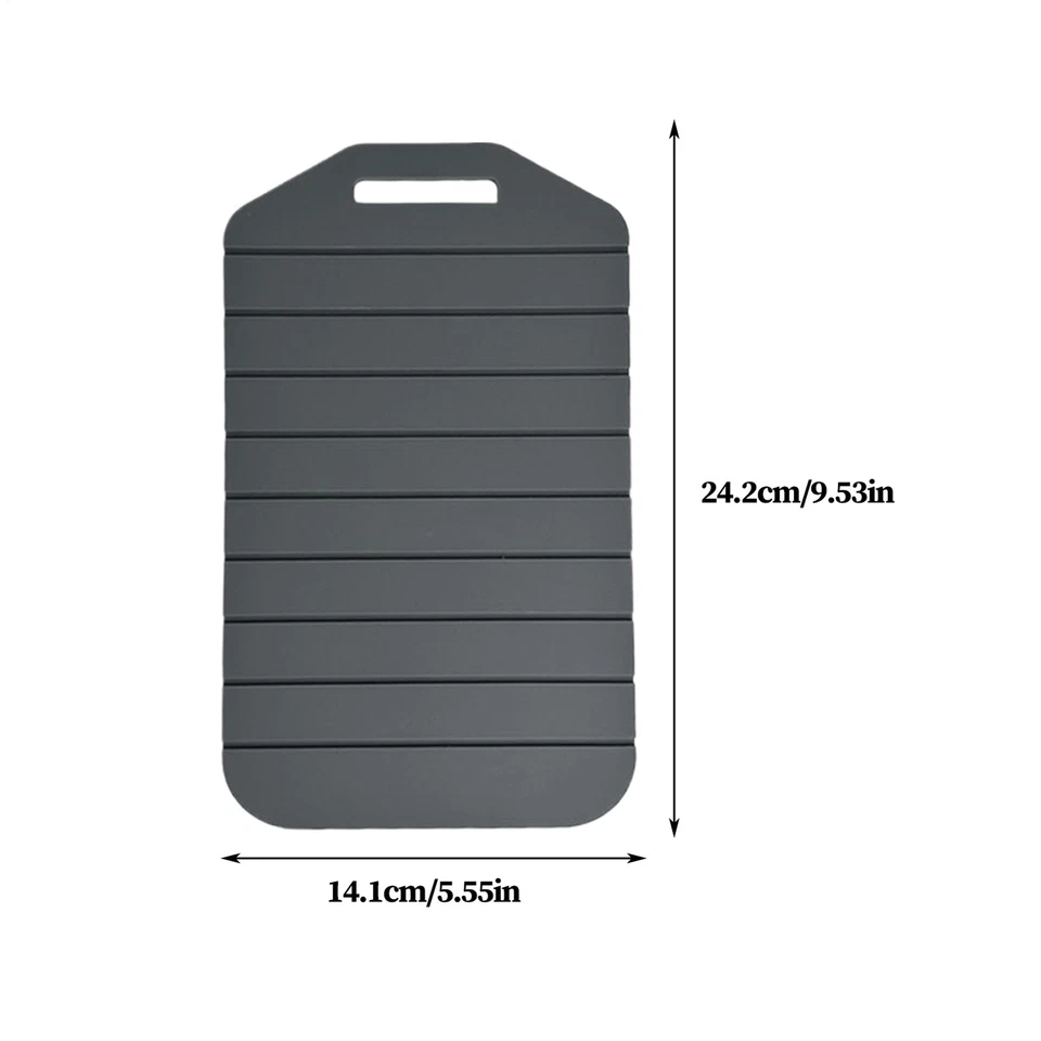 Tabla de cortar de silicona flexible de doble cara portátil Foto 3 de 4