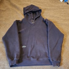 Arborwear Men's Cotton Double Thick Hooded Pullover Sweatshirt-Navy XL