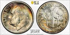 1946 S Roosevelt Dime  PCGS MS 66+ FB   Gorgeously Toned Gem Type   Oustanding!