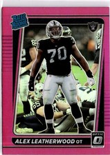 2021 Donruss Optic #266 Alex Leatherwood Pink Rookie (G)
