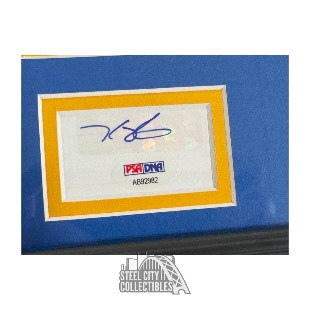Kevin Durant Autographed Golden State Framed & Matted 8x10 Photo