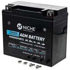 NICHE AGM Battery YTX20L for Ski-Doo MXZ Skandic Summit 415129898 Snowmobile