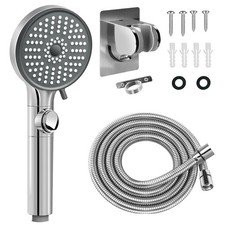 RV Shower Head with Hose, High Pressure 5 Mode Shower head Replacement,