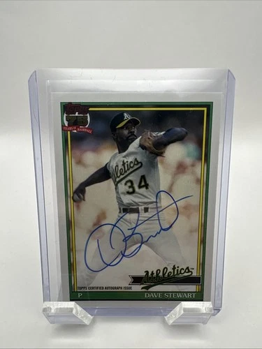 2026 Topps Series 1 Dave Stewart Red Foil (RAW)