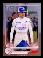 Esteban Ocon 2022 Topps Chrome Formula 1 #43 BWT Alpine F1 Team
