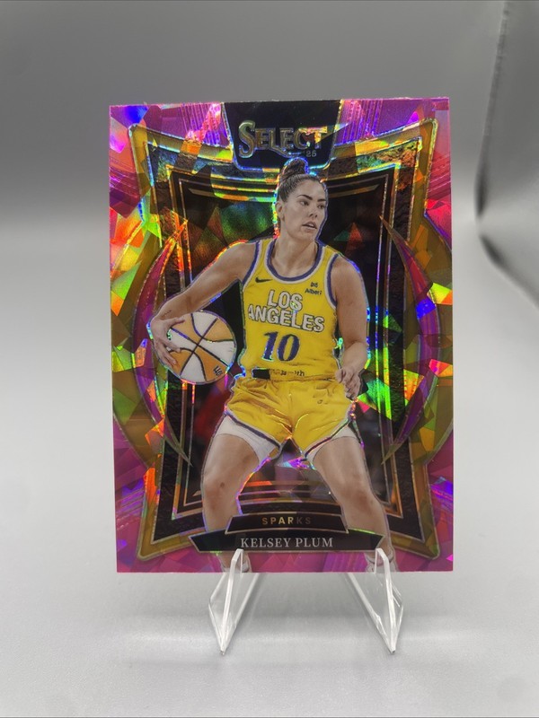 2025 Panini Select WNBA Pink Ice Prizms #31 Kelsey Plum