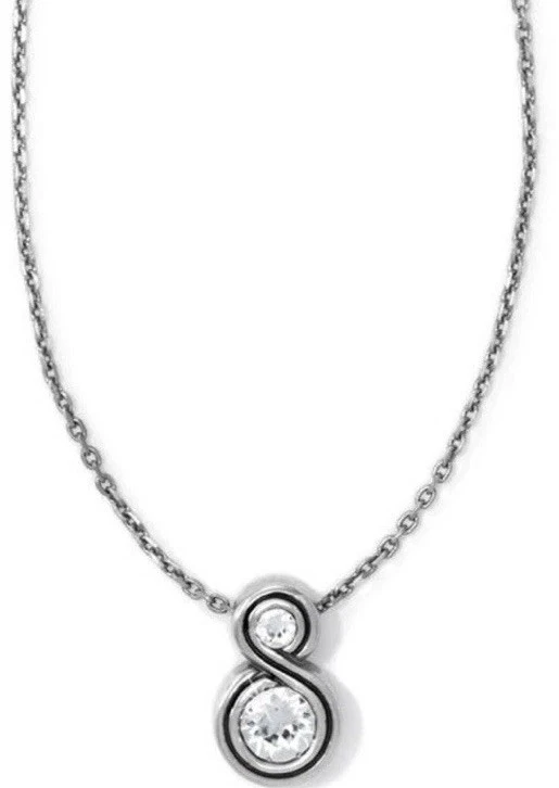 Brighton Infinity Sparkle Petite Necklace. NWT