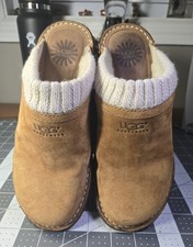Ugg Suede Leather Clog Slide On