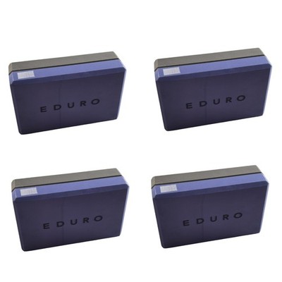 4x Eduro Yoga Block EVA Schaumstoff Klotz Pilates Meditation Sport Yogablock #03
