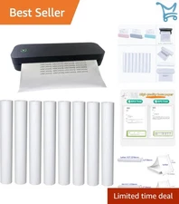A4 Thermal Printer Paper 8 Rolls 200 Pages BPA Free Eco-Friendly Long Lasting