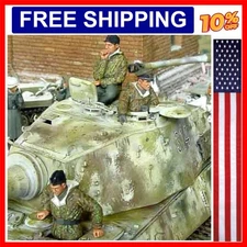 1/35 Scale Resin Figure Assembled Model Kit WWII Tank Soldier Kit History Min...