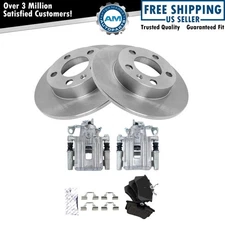 Rear Brake Pad & Rotor Kit Ceramic Fits Audi Volkswagen