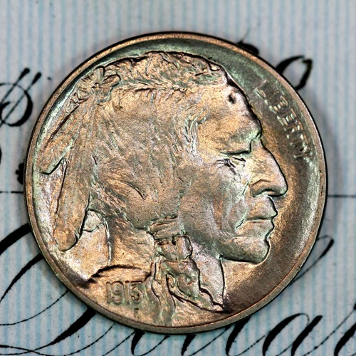 * 1913-D TYPE 2 * SUPERB+ GEM BU MS BUFFALO NICKEL * FROM ORIGINAL COLLECTION