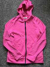 The North Face Pink Backyard Fave Full Zip Hoodie Women's Medium Made in USA