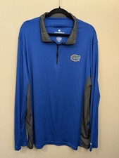Florida Gators Men's Colosseum Royal Blue Lightweight Windshirt 1/4 Zip Pullover