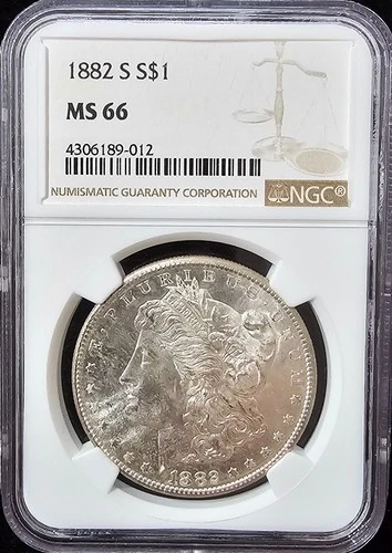 1882-S Morgan Dollar MS-66 NGC VIDEO