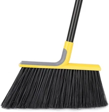 KeFanta Outdoor Broom for Floor Cleaning,58" Heavy-Duty Yellow 