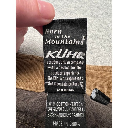 Kuhl Pants Girl's Size 6 Medium Brown Corduroy Pants Outdoor Hiking Jeans - Picture 3 of 24