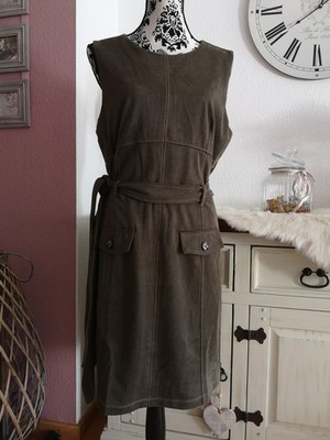 Kate & Lily Kleid/ natogrün/Schlamm Gr. XL /42 wie neu