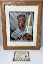 Willie McCovey HOF San Francisco Giants Signed Original Framed 8x10 Photo w/COA