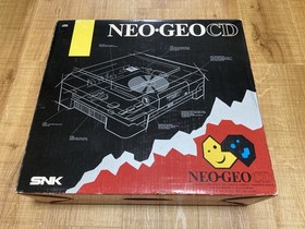 SNK Neo Geo CD Front Loading Console System NEOGEO Box Controller Tested working