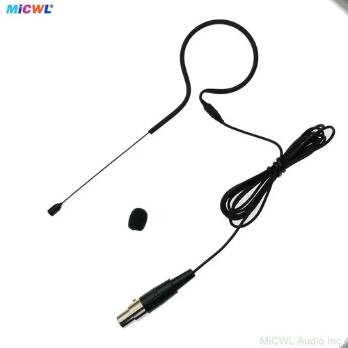 Black SM20 Earset Microphone For Shure Wireless BeltPack 4Pin Lock HeadMic - Picture 1 of 5