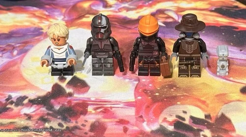 LEGO Star Wars Bad Batch Minifigures, The Justifier, SW1215 75323, Complete