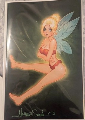 Pouty Tink Nathan Szerdy Tinkerbell Megacon Fall Color Signed W/COA HTF LMT 100