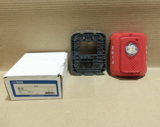 NEW SYSTEM SENSOR SRLED INDOOR RED WALL VISUAL SIGNAL STROBE 2-WIRE FIRE ALARM